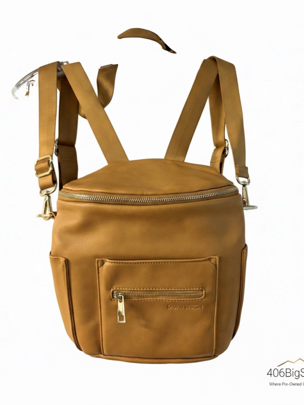 Fawn Design Tan Women's Mini Diaper Backpack LIKE NEW